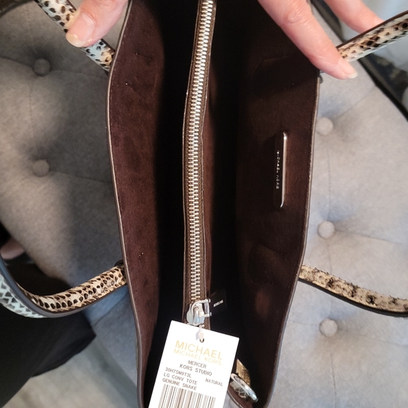 Brand new Michael Kors Snakeskin purse - Picture 5 of 7